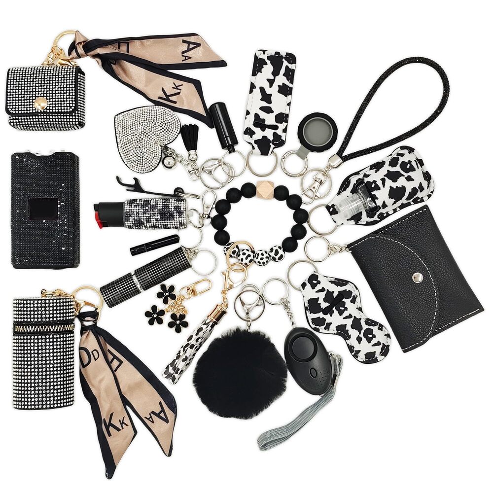 7521 Set Gift with Whistle Bottle Opener Card Holder Wristlet Strap Travel